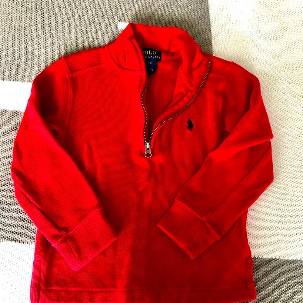 Ralph Lauren 3T half zip sweater